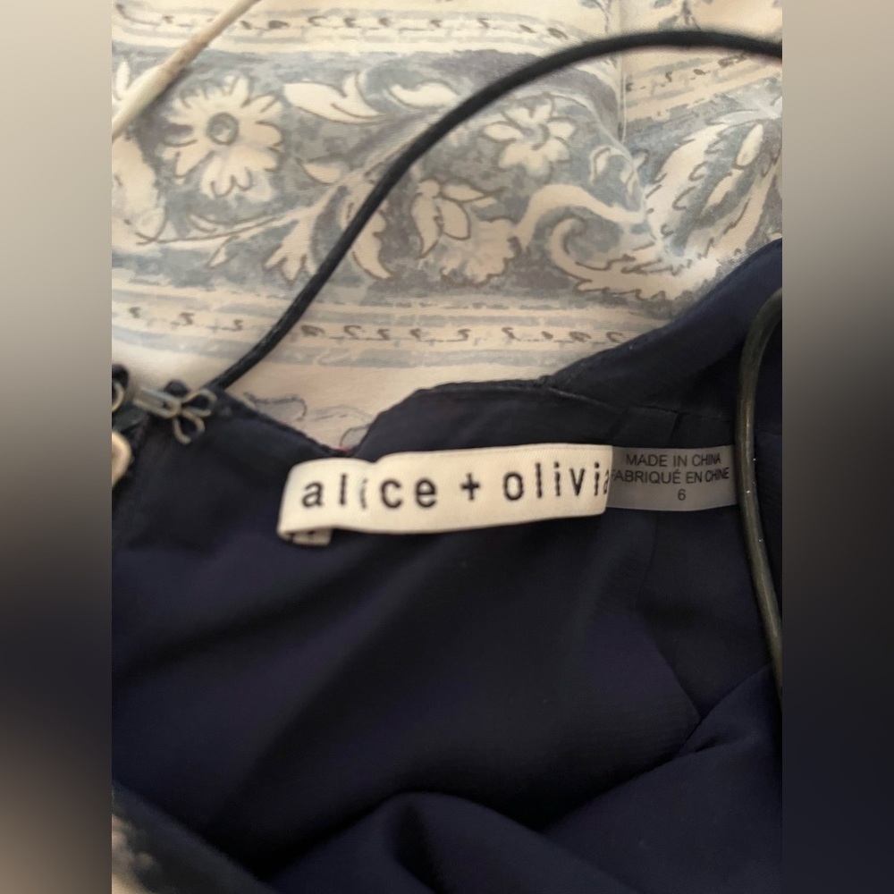 Alice + Olivia Reena Wrap-Effect Matte Satin Dress - Picture 10 of 10